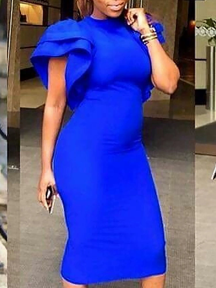 Fashion Plus Size New Design Sense Stretch Party Banquet Evening Dress Dress Party Dress Women