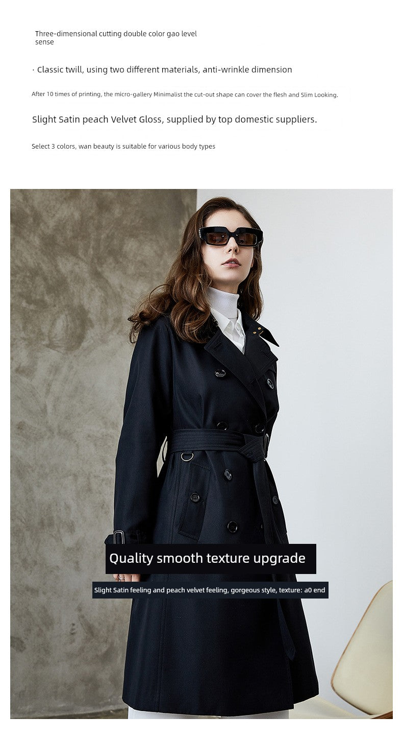 Mid Length Long Length Trench Coat