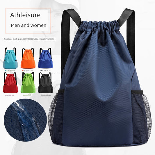 Travel Men's and Women's Drawstring Fitness Sports Backpack