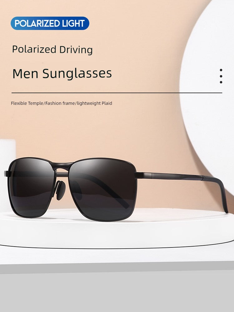 Men Polarized Sunglasses Tide Glasses for Driving UV Protection Strong Light Driver Driving Sunglasses for Fishing