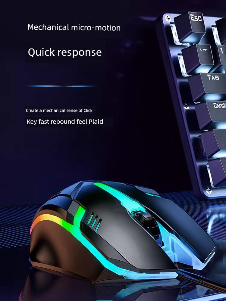 E-Sports Full Adult USB Mechanical Lol Desktop Mouse