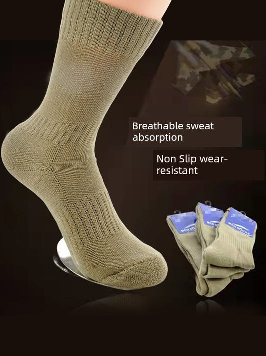 Socks Men's Abrasion Resistant Knee Socks Outdoor Terry Sole Socks