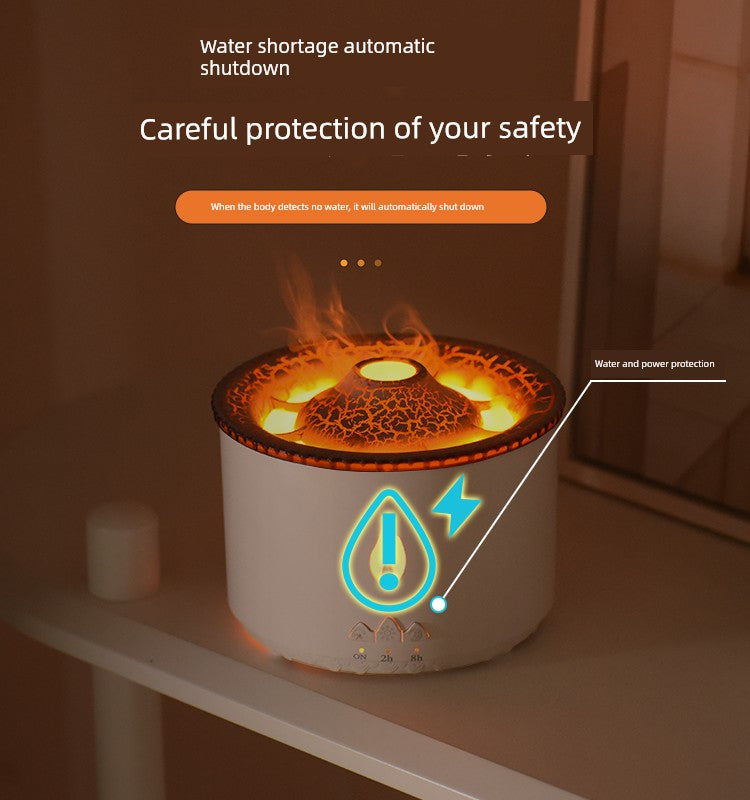 Volcano Bluetooth Audio Ambience Light Good-looking Humidifier