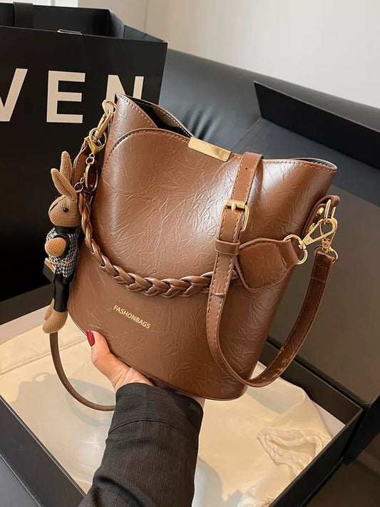 Special-Interest Design Bag Women's 2023 New Arrival Trendy Fashion Shoulder Underarm Bag Retro All-Match Super Hot Cross Body Bucket Bag