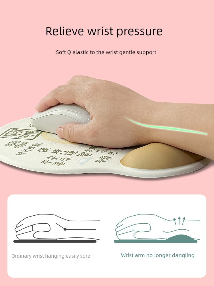 Silicone Keyboard Support Two-Dimensional Palm Pillow Mouse Pad