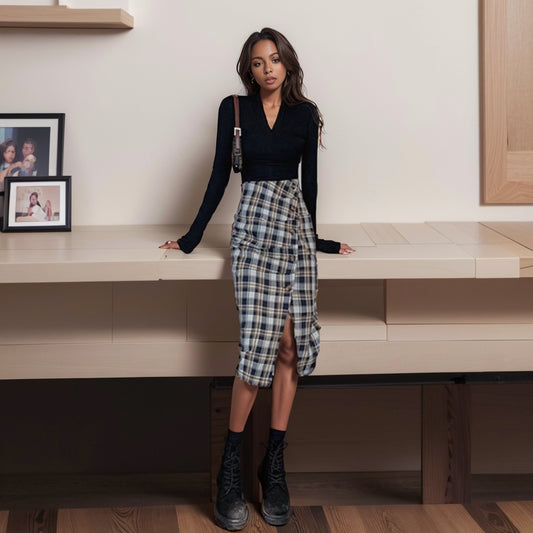 Young Professional Street Style Skirt for Women