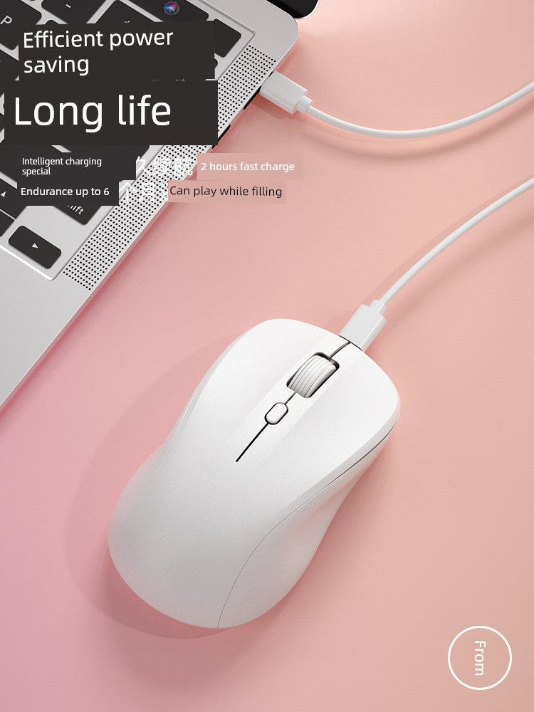 Bluetooth Girl Cute USB Battery Wireless Mouse