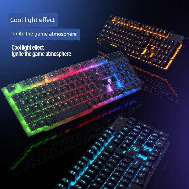 E-Sports Machinery Feel Wired USB Keyboard and Mouse