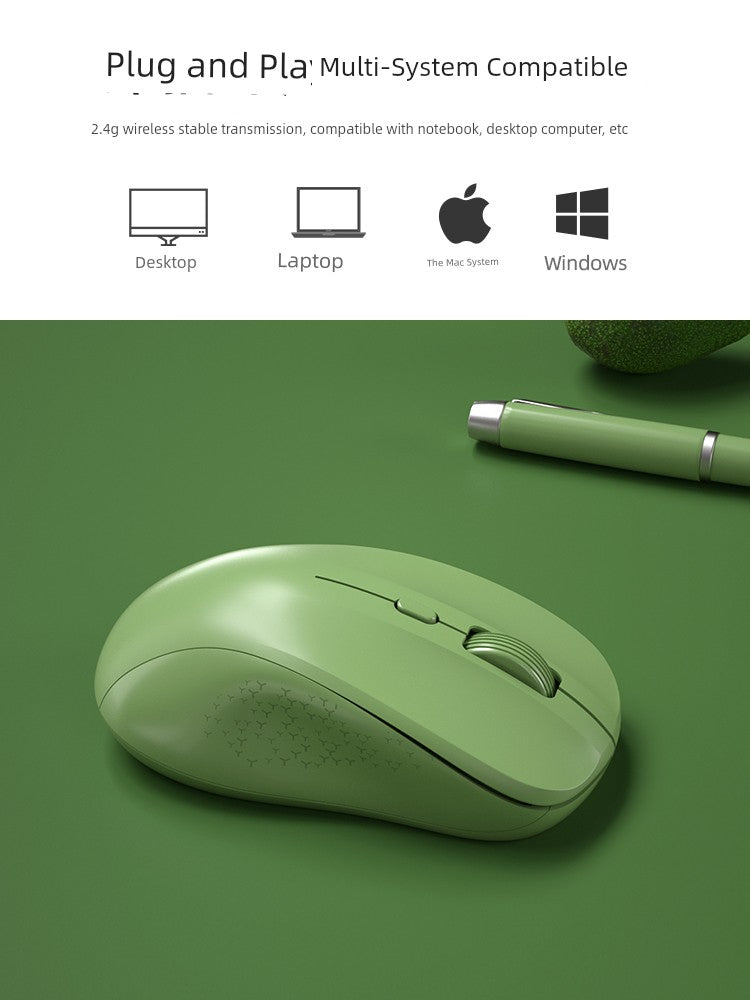 Bluetooth Girl Cute USB Battery Wireless Mouse