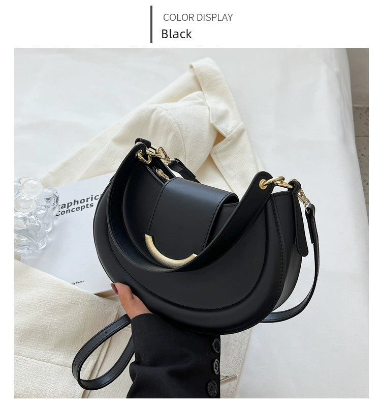 Women's Bag Retro Spring/Summer Popular Hot-Selling Product Saddle Bag