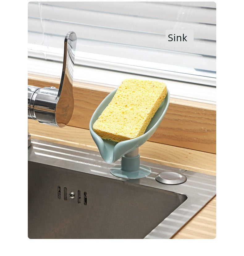 Vertical Punch-Free Drainage Accessible Luxury Handy Gadget Soap Dish