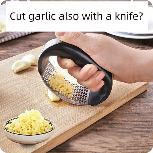 New Arrival Ring Stainless Steel Kitchen Gadget Garlic Press