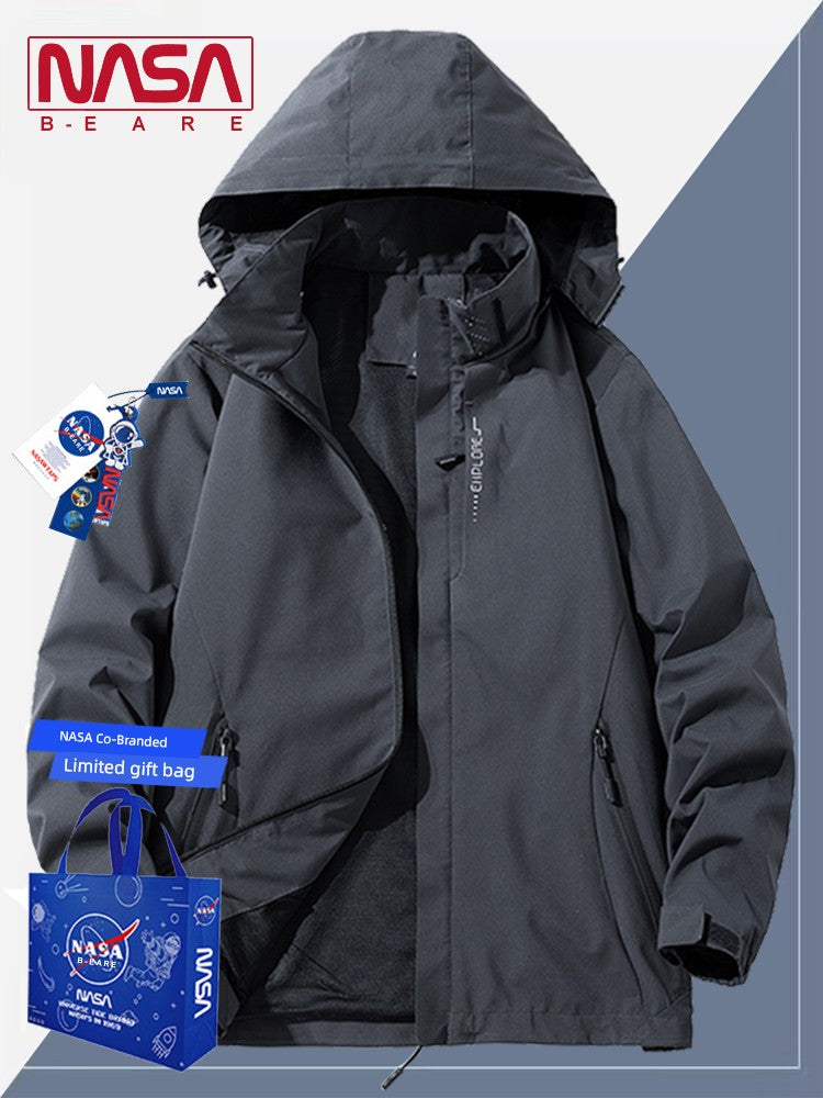 NASA Tibet Hiking Waterproof Camping Hooded Jacket