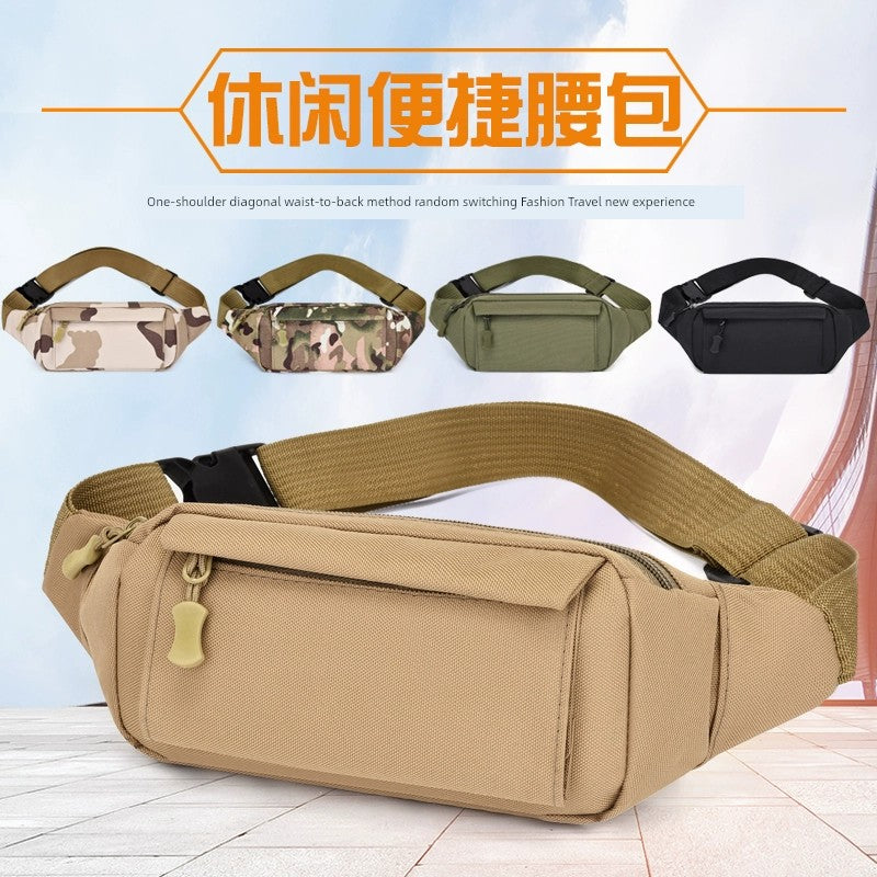 Men Construction Site Multi-Functional Waterproof and Hard-Wearing Mobile Phone Waist Bag