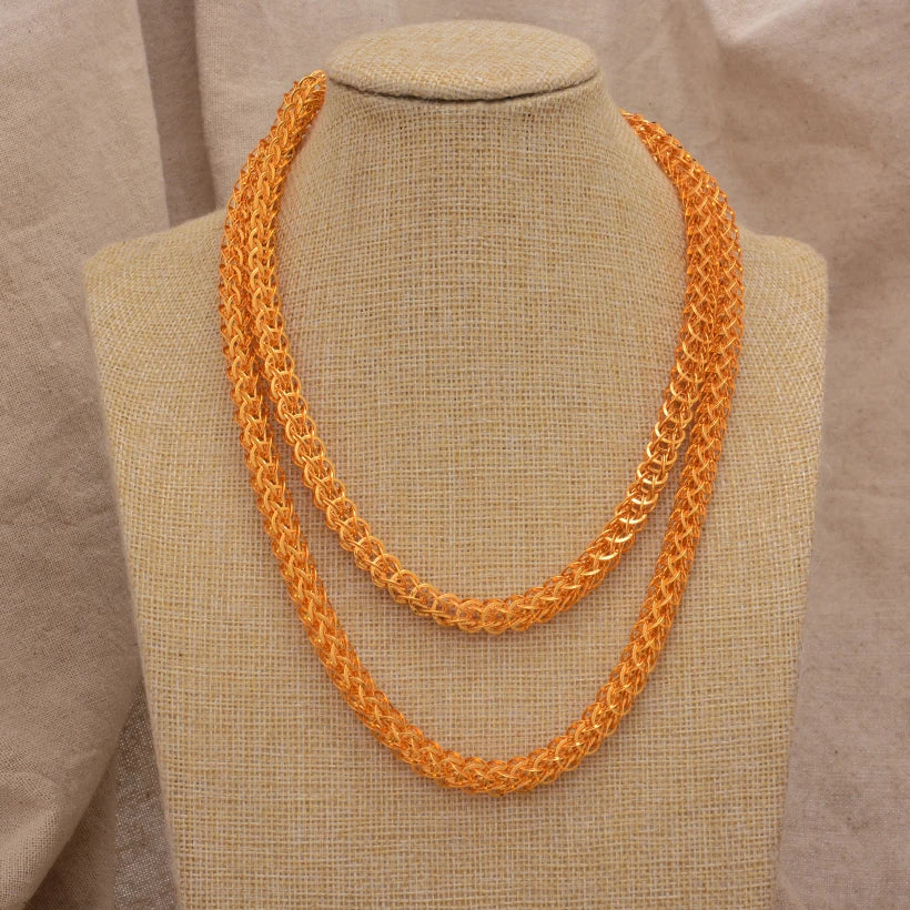 Jewelry Set For Women  Gold Plated With Necklace Pendant Nigerian Wedding Jewelry