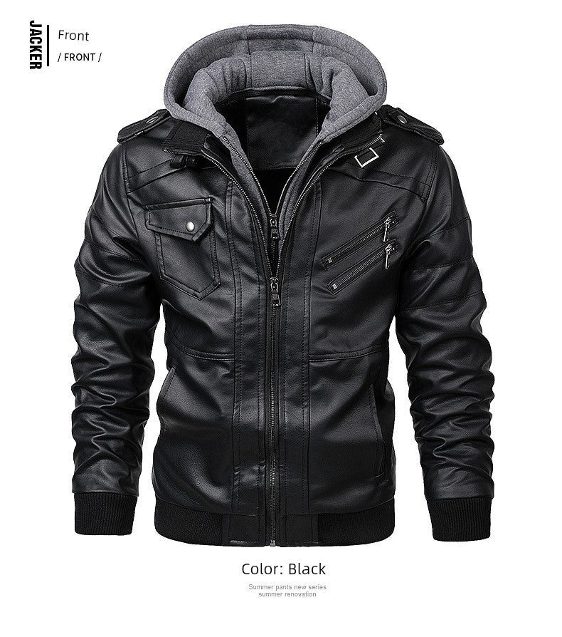 Fashion Leak-Picking Hooded Autumn Loose Casual Motorcycle Clothing