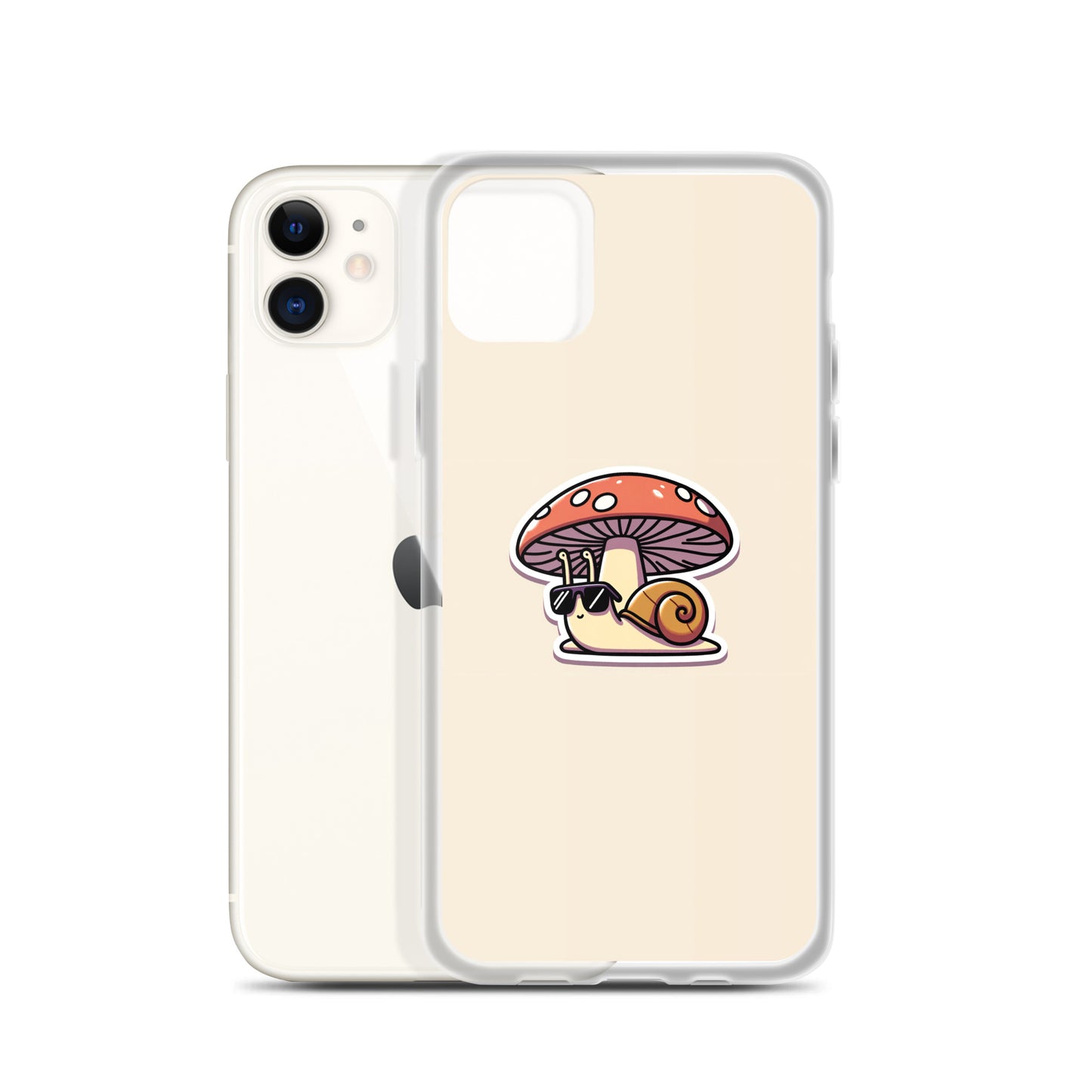 Cute Snail Clear Case for iPhone®