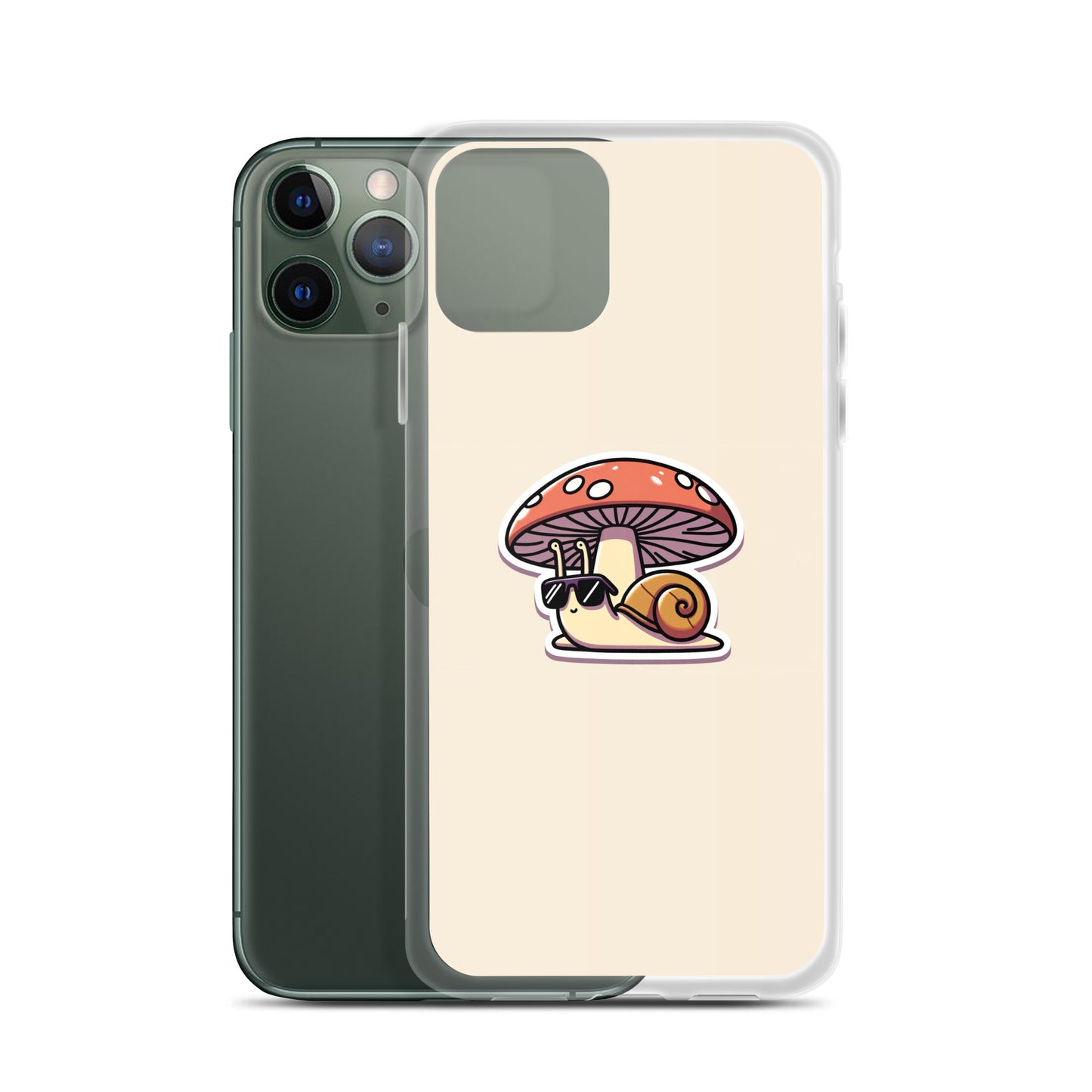 Cute Snail Clear Case for iPhone®