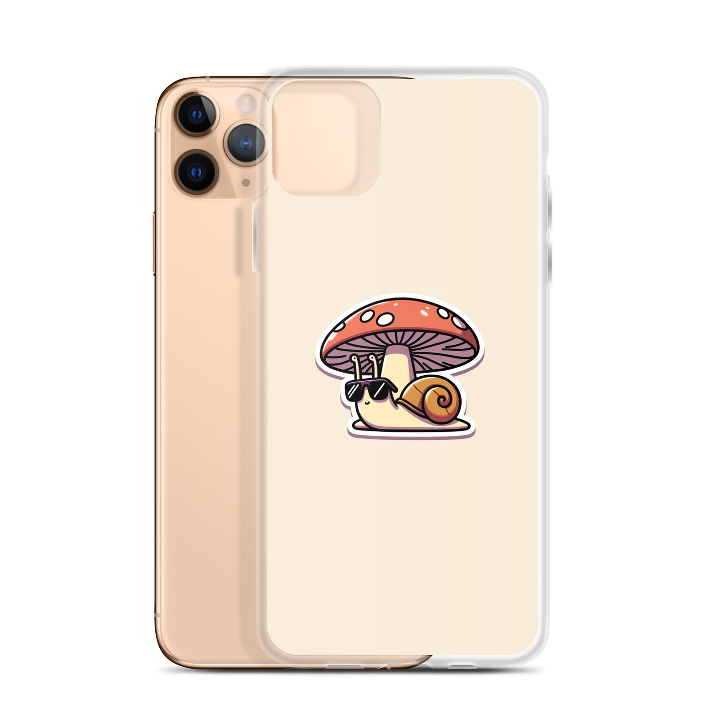 Cute Snail Clear Case for iPhone®