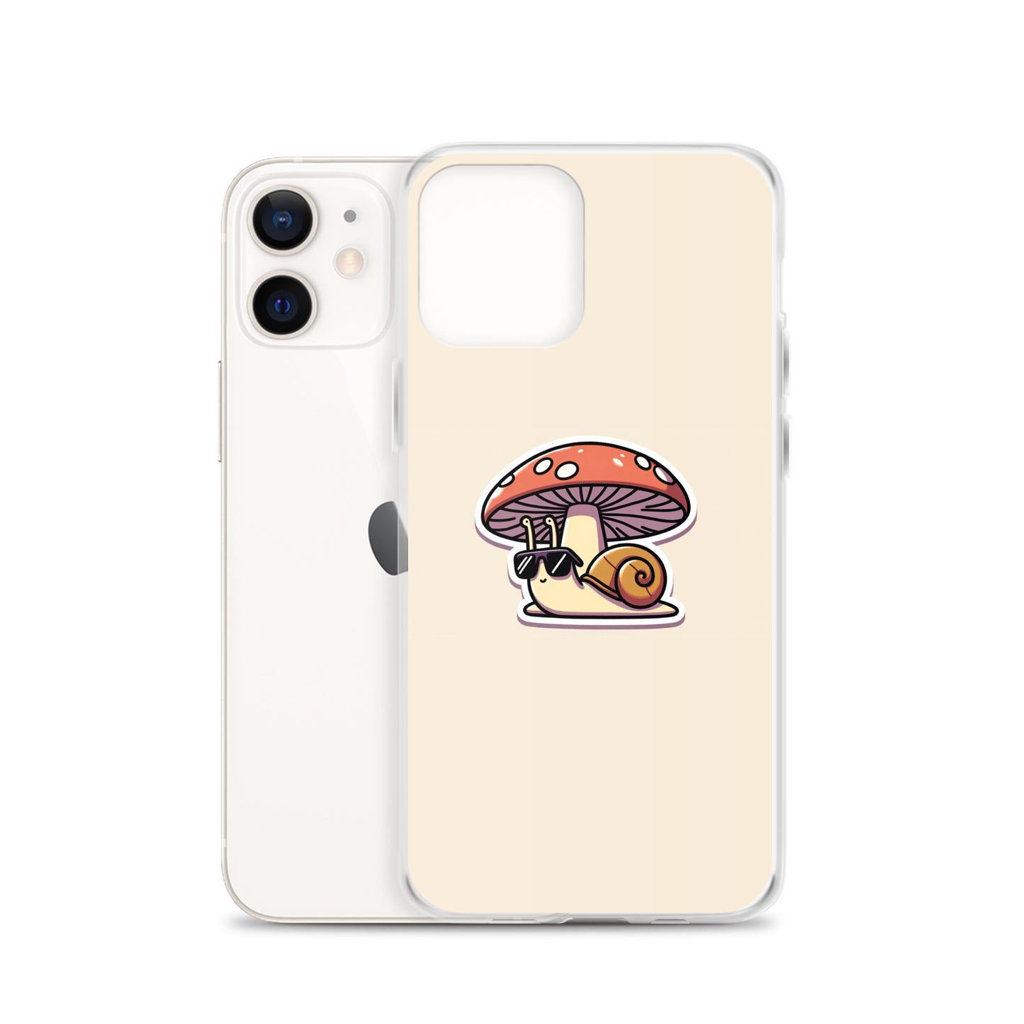 Cute Snail Clear Case for iPhone®