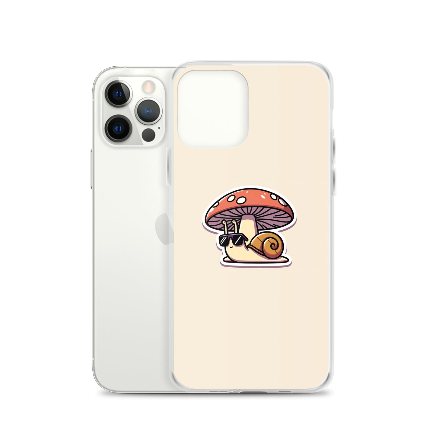 Cute Snail Clear Case for iPhone®