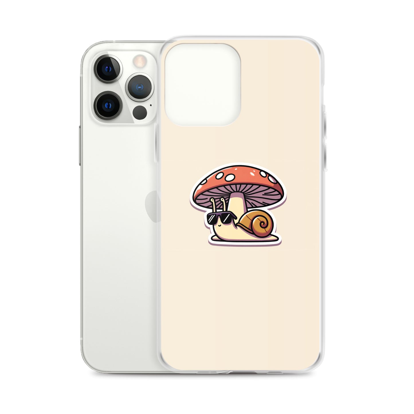 Cute Snail Clear Case for iPhone®