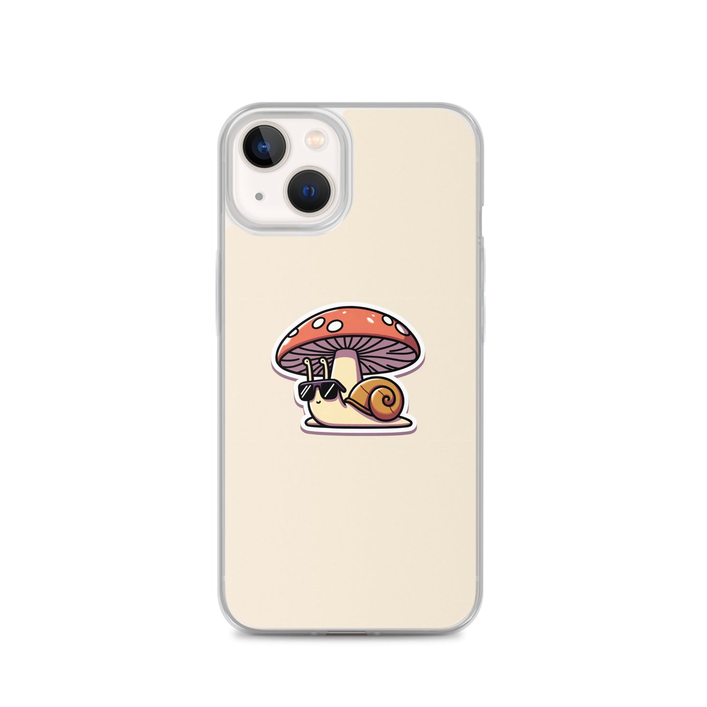 Cute Snail Clear Case for iPhone®