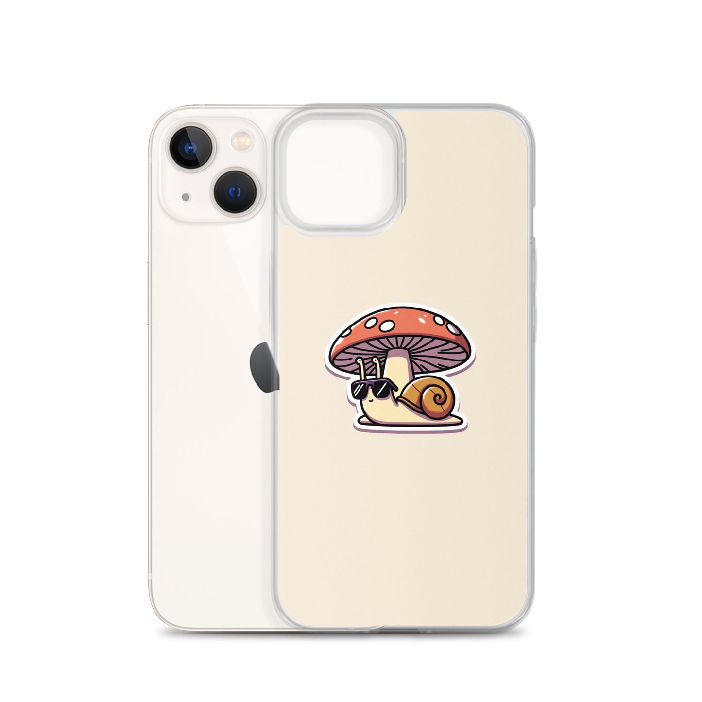 Cute Snail Clear Case for iPhone®