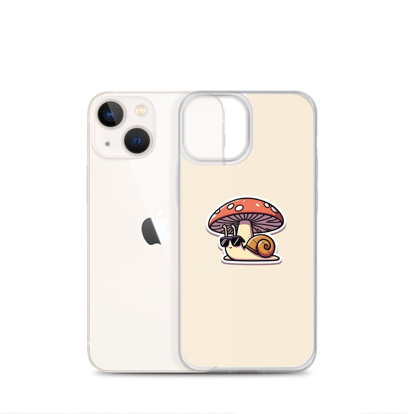 Cute Snail Clear Case for iPhone®