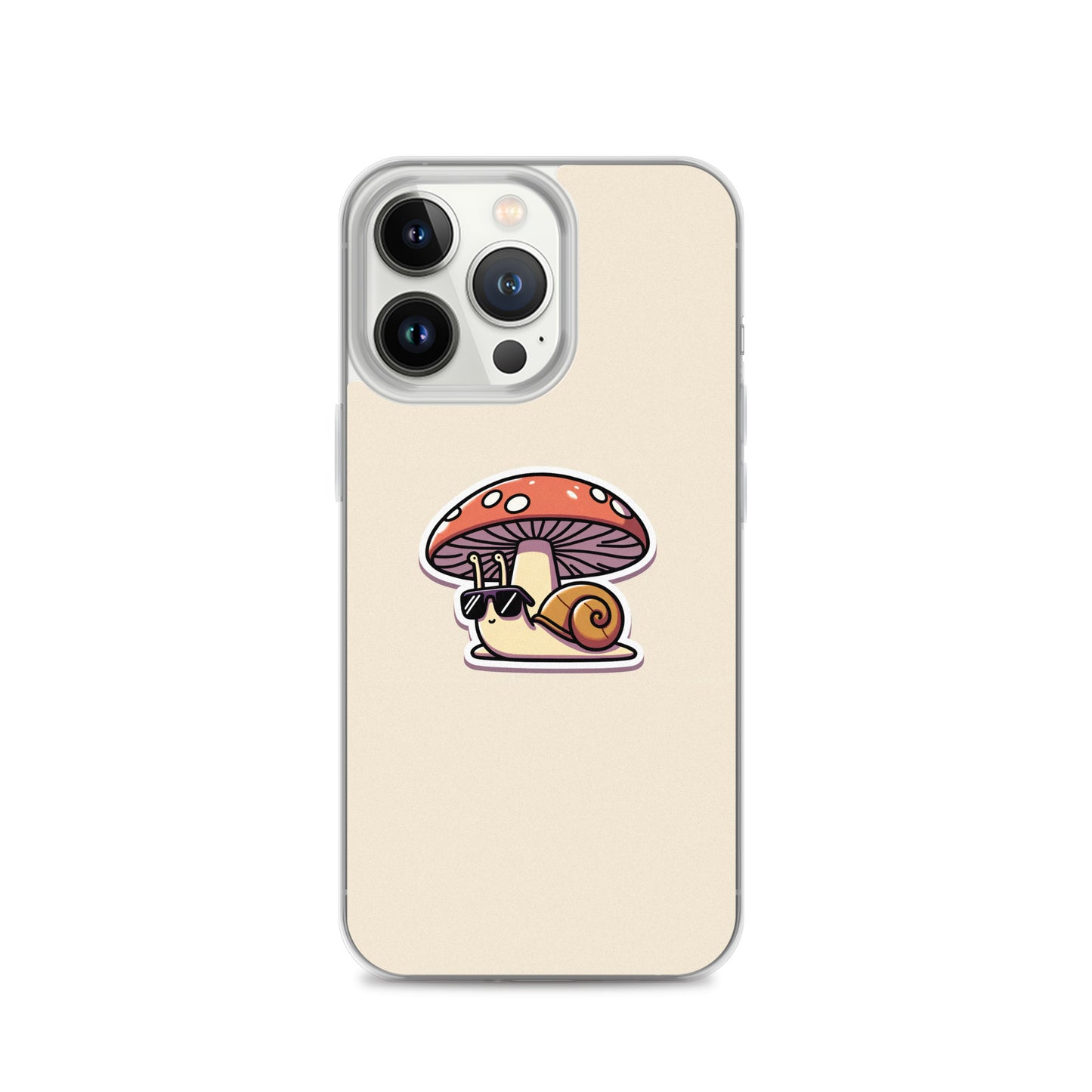 Cute Snail Clear Case for iPhone®