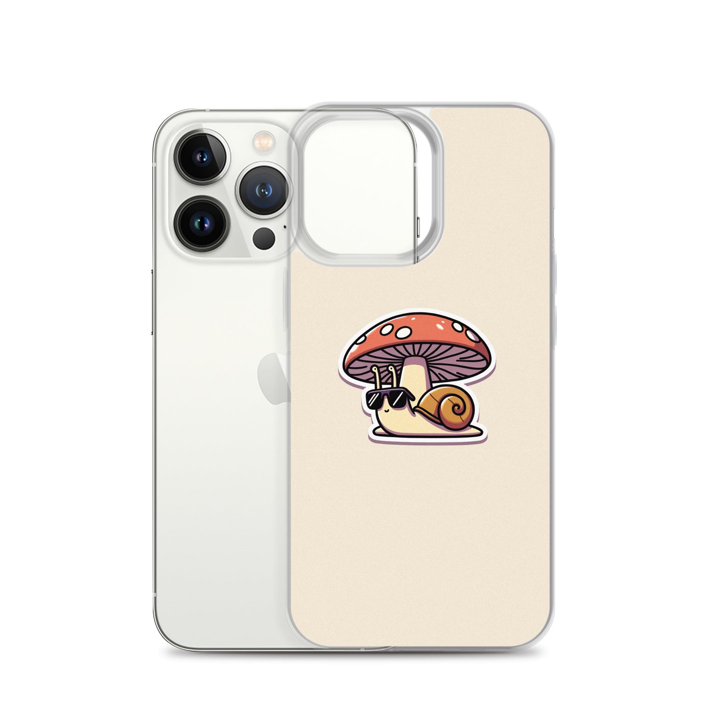 Cute Snail Clear Case for iPhone®