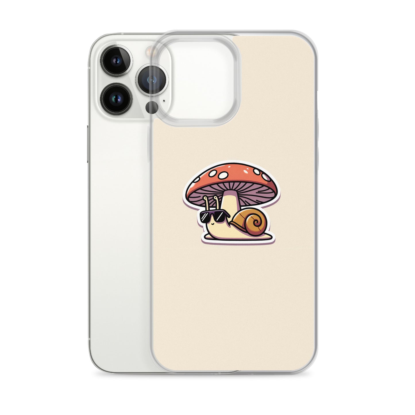 Cute Snail Clear Case for iPhone®