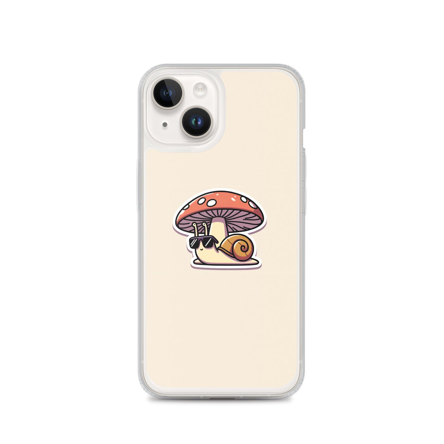 Cute Snail Clear Case for iPhone®