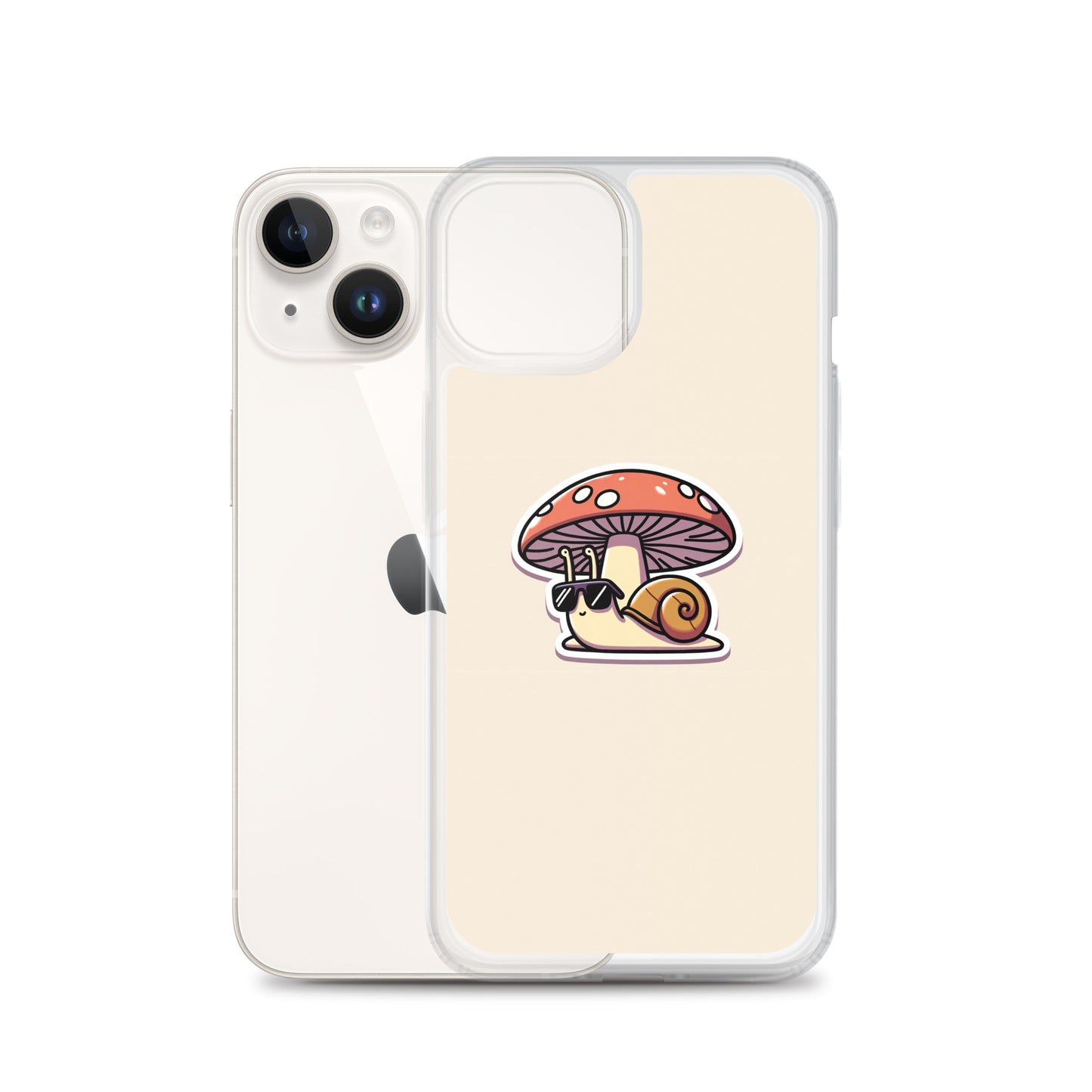 Cute Snail Clear Case for iPhone®