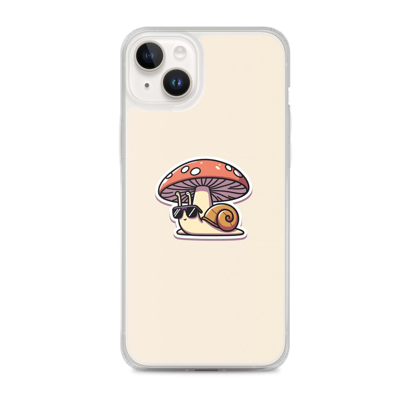 Cute Snail Clear Case for iPhone®