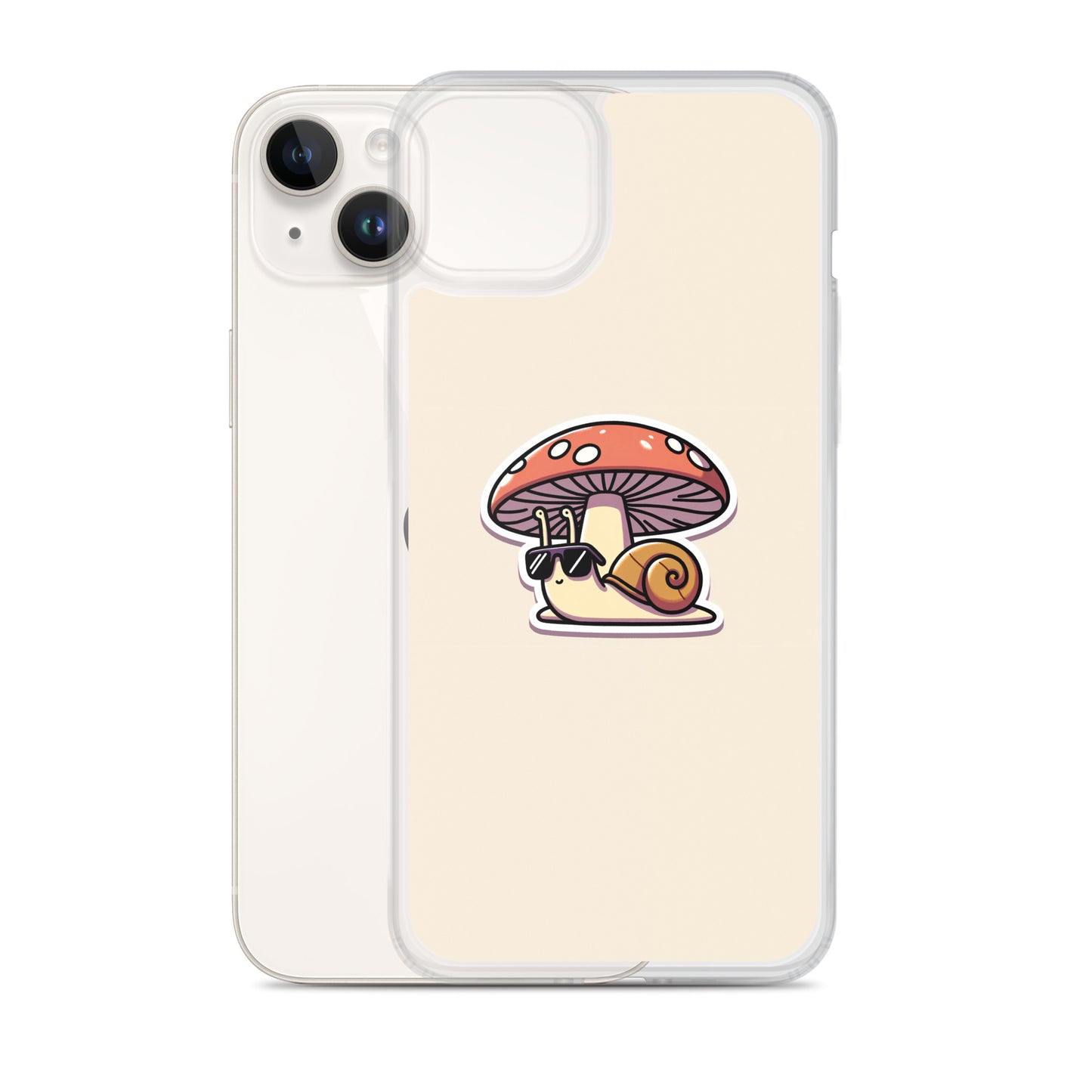 Cute Snail Clear Case for iPhone®