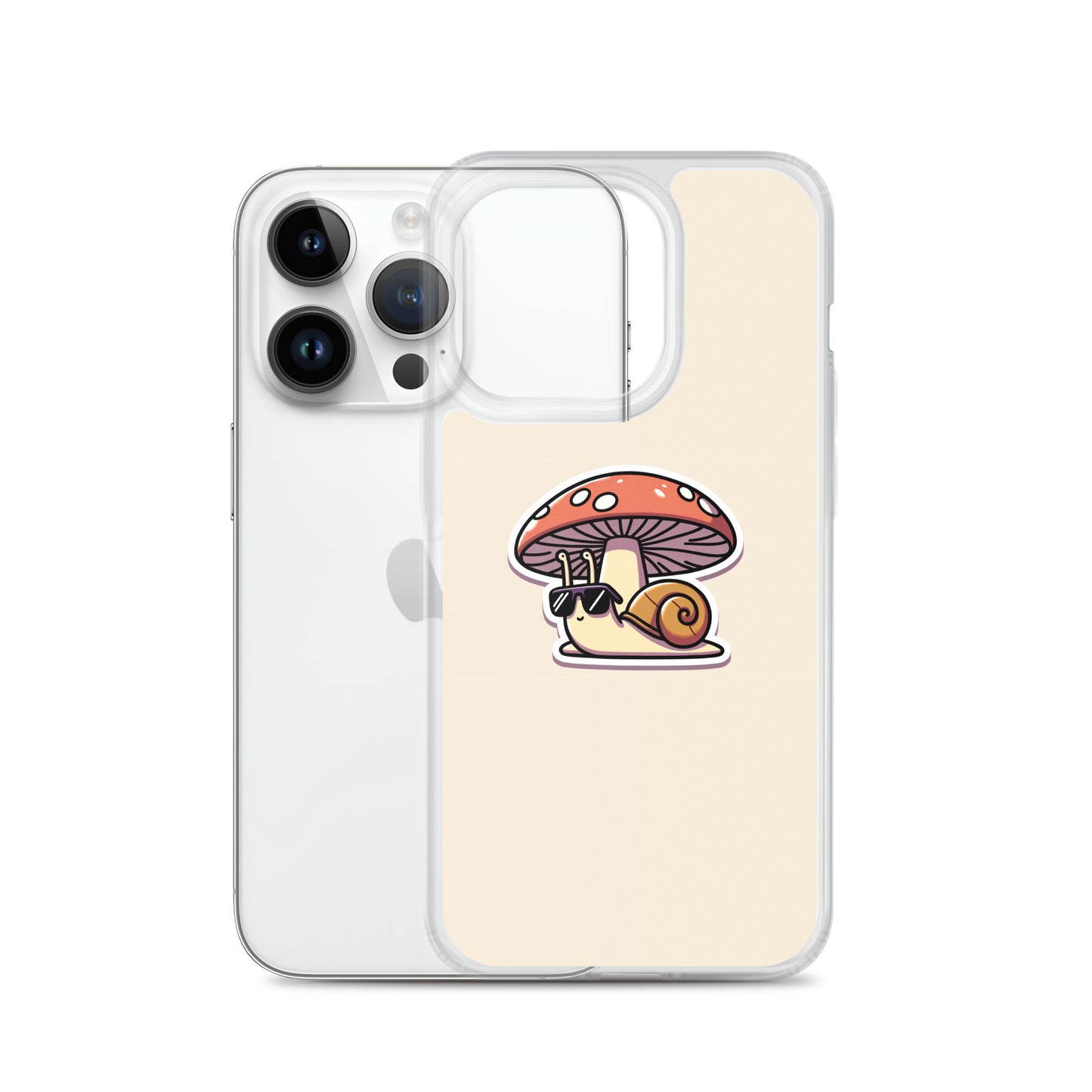 Cute Snail Clear Case for iPhone®