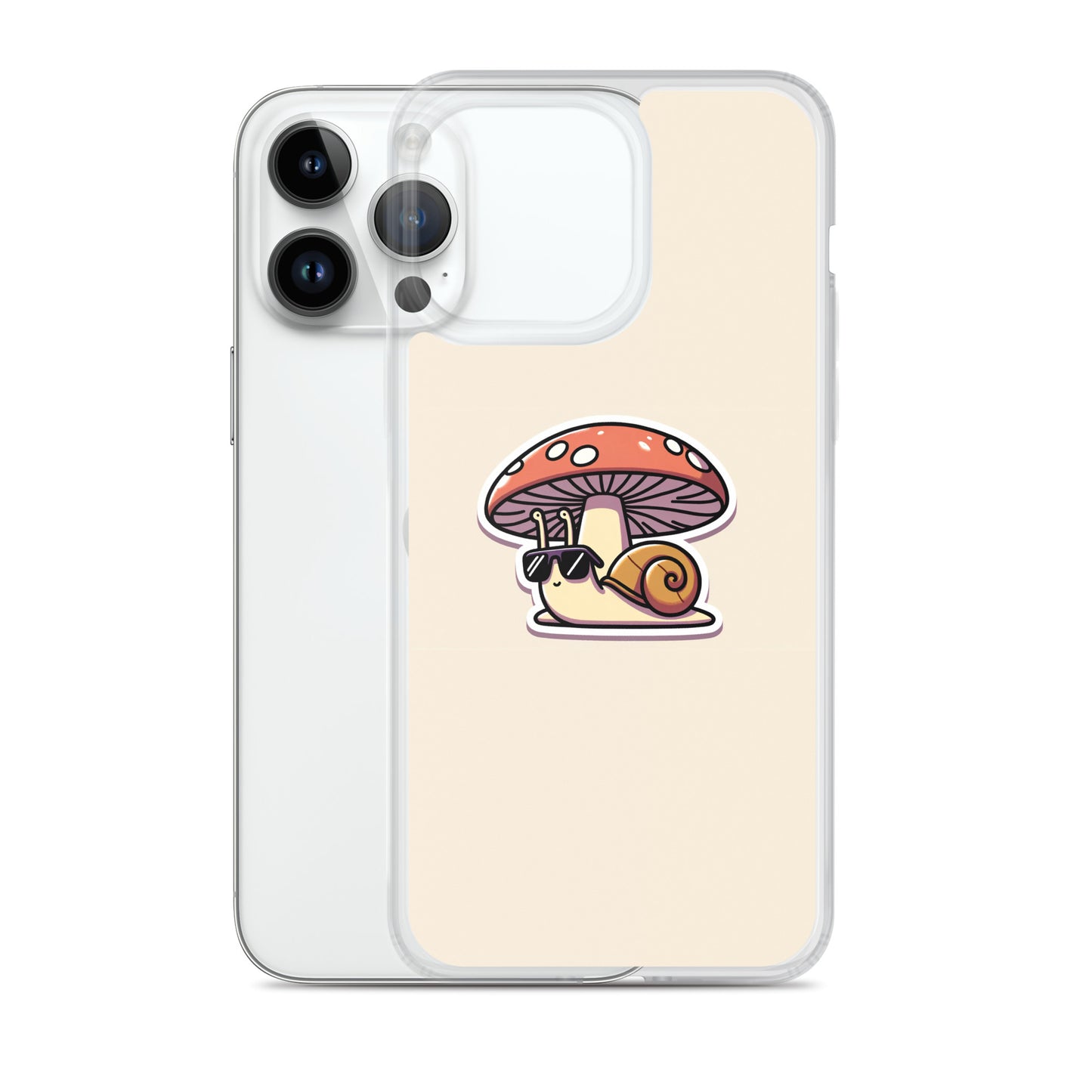 Cute Snail Clear Case for iPhone®